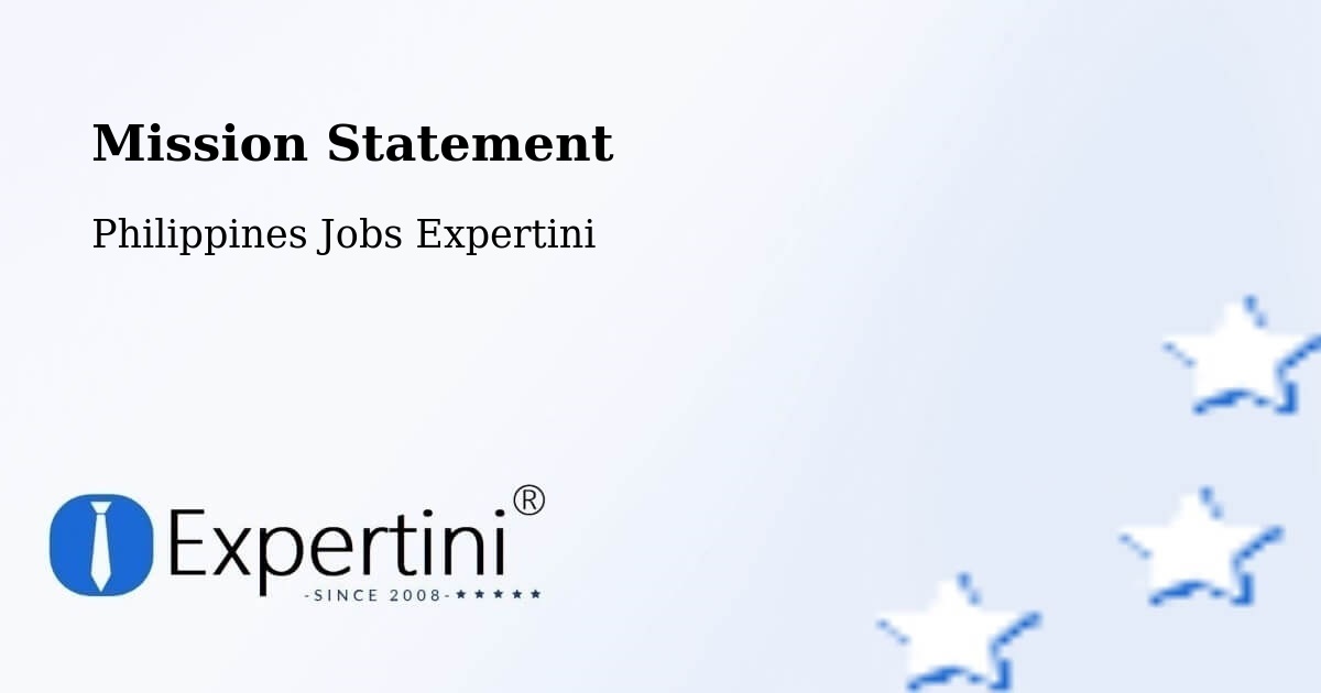 Corporate Mission – Cabog - Philippines Jobs Expertini